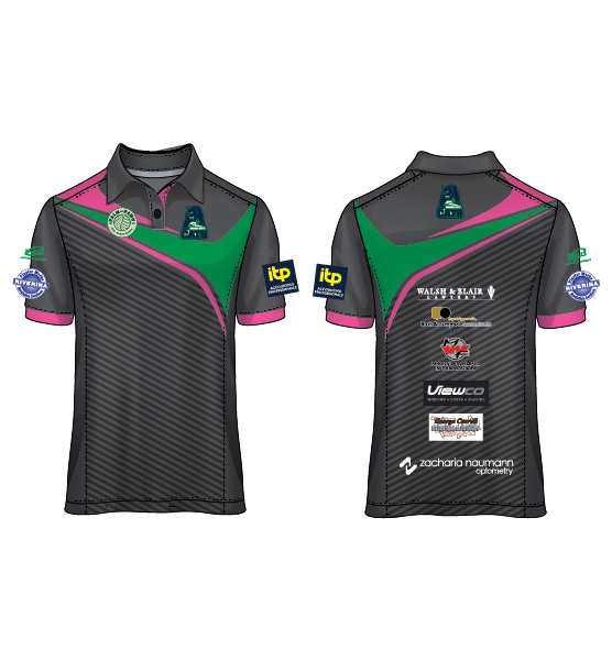 Wagga City Cats Club Pink Polo