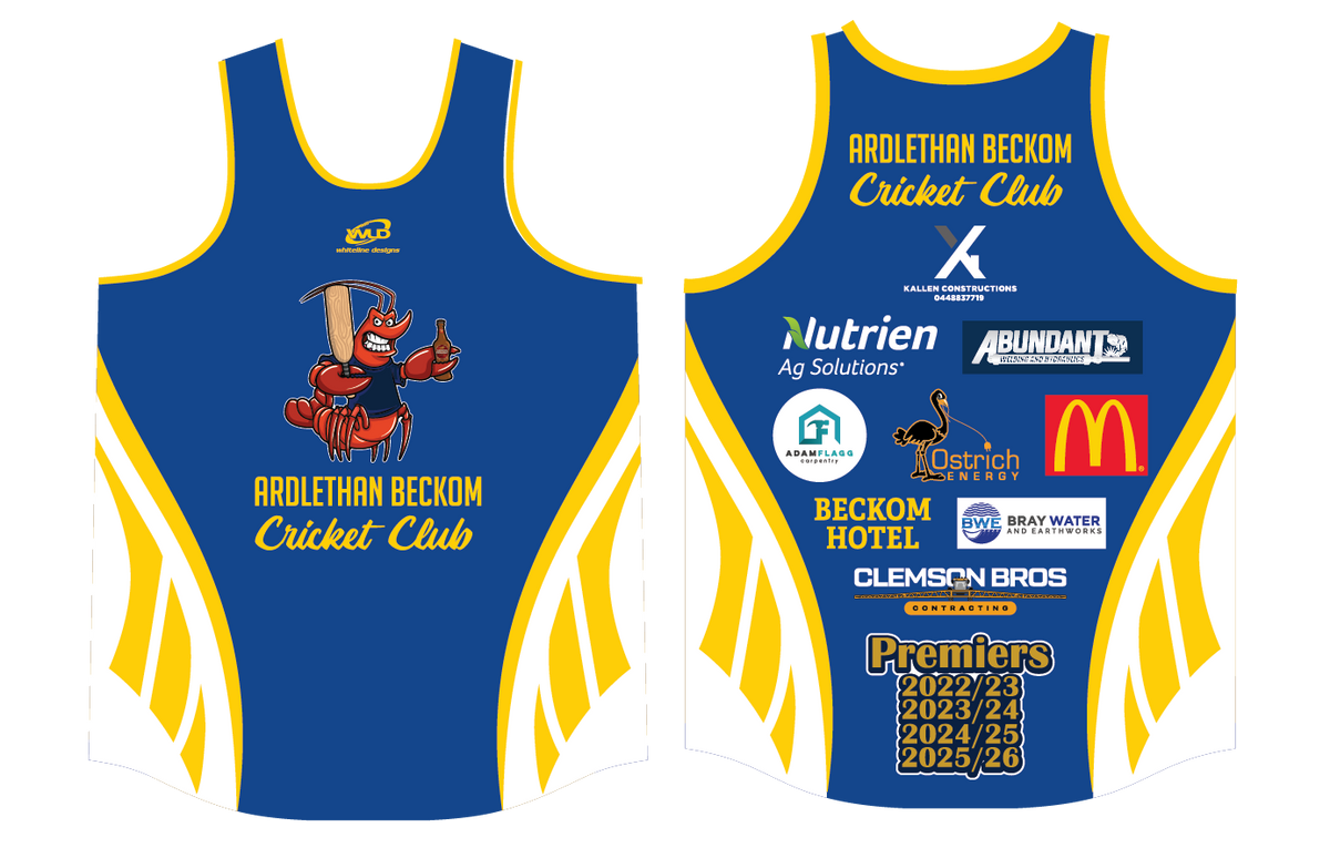 Ardlethan Beckhom CC Singlets