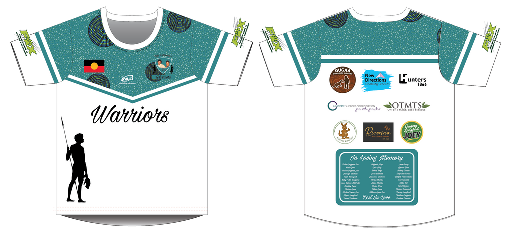 Billy & Brenda's Warriors Shirts