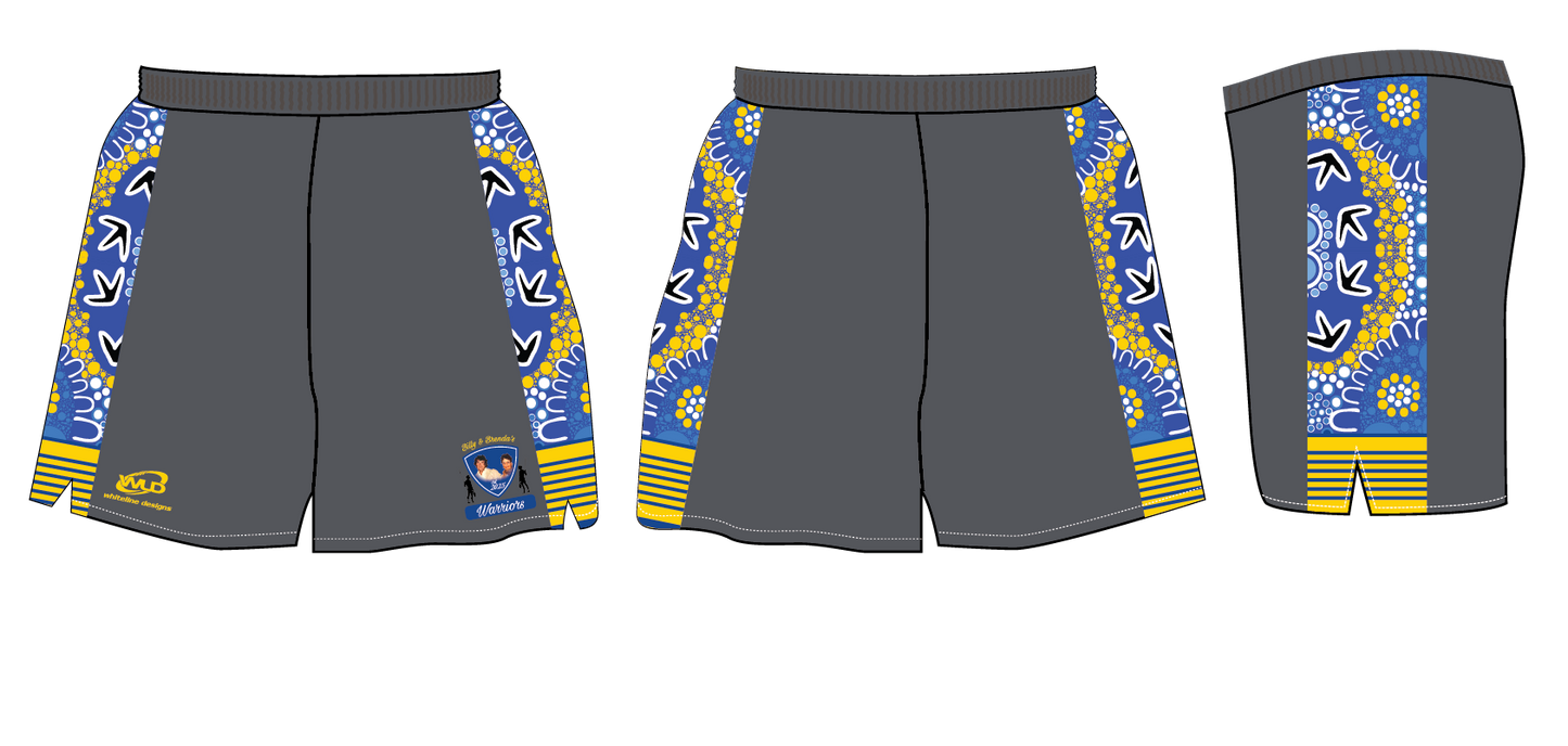 Billy & Brenda's Warriors Casual Shorts