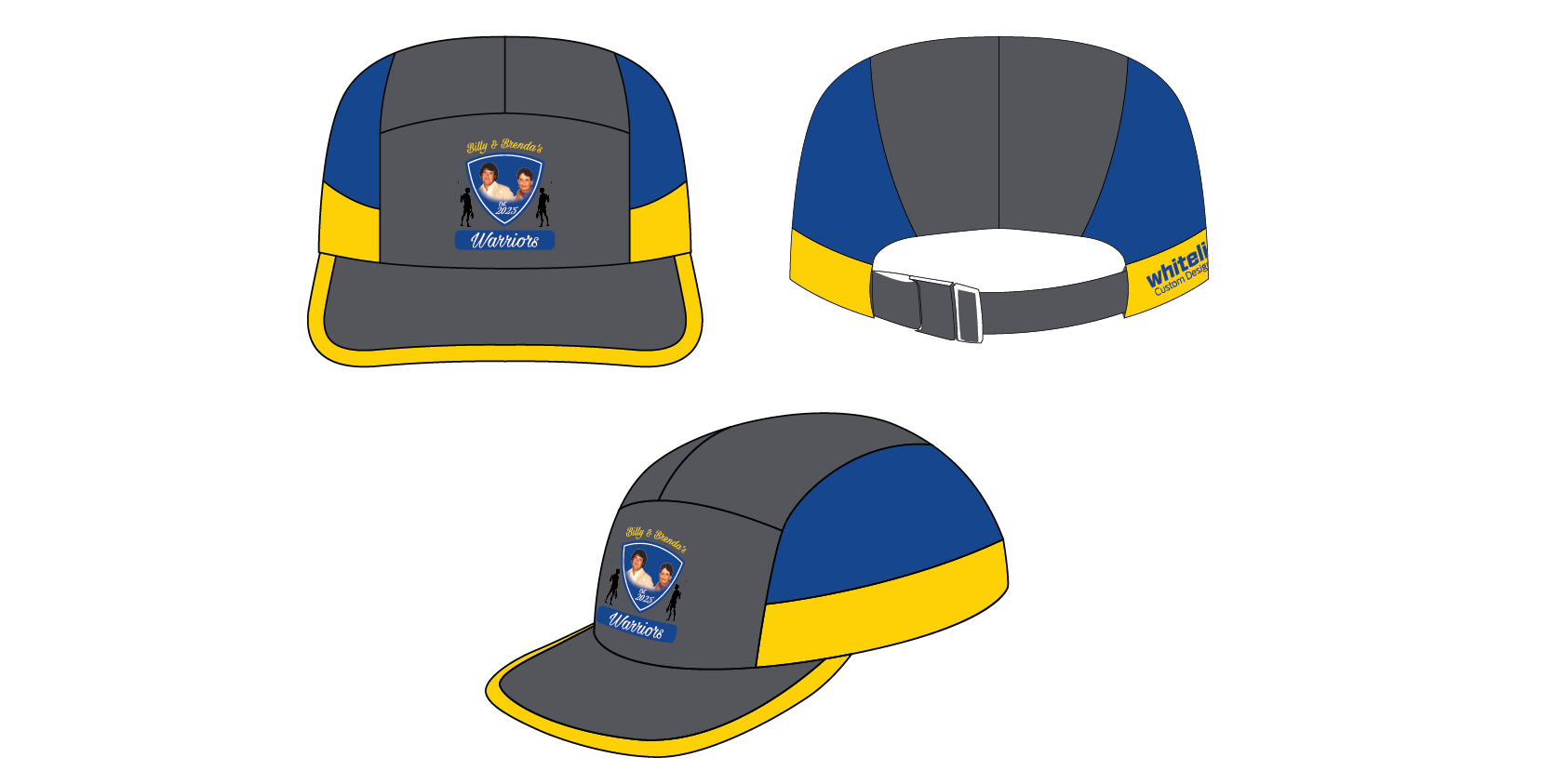 Billy & Brenda's Warriors Running Hats