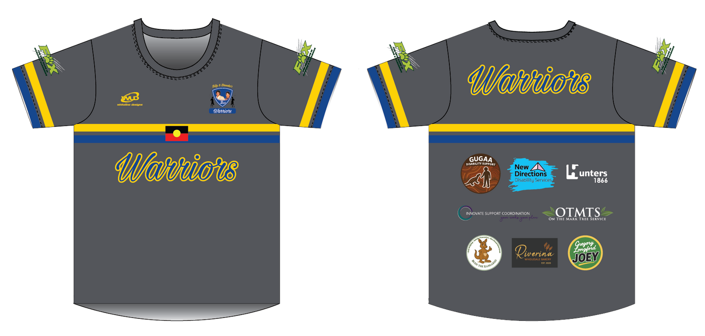 Billy & Brenda's Warriors Shirts