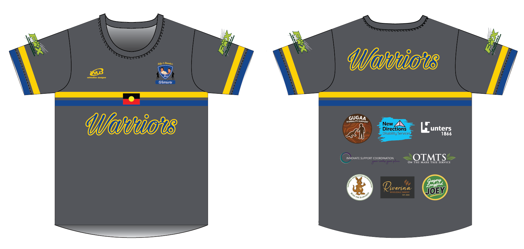 Billy & Brenda's Warriors Shirts
