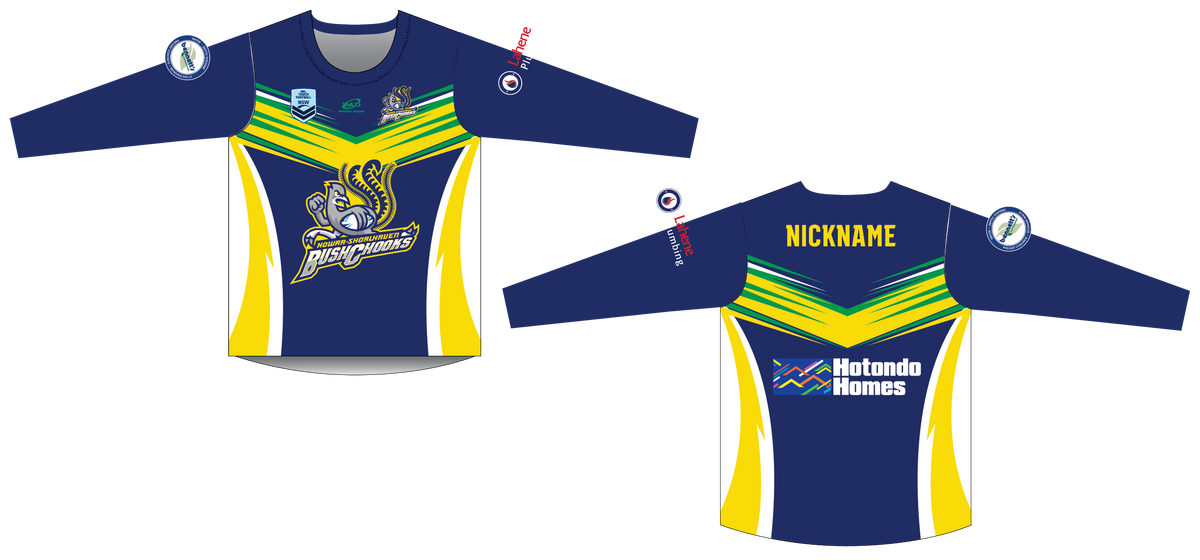 Nowra Shoalhaven Bushchooks Training Shirt LS