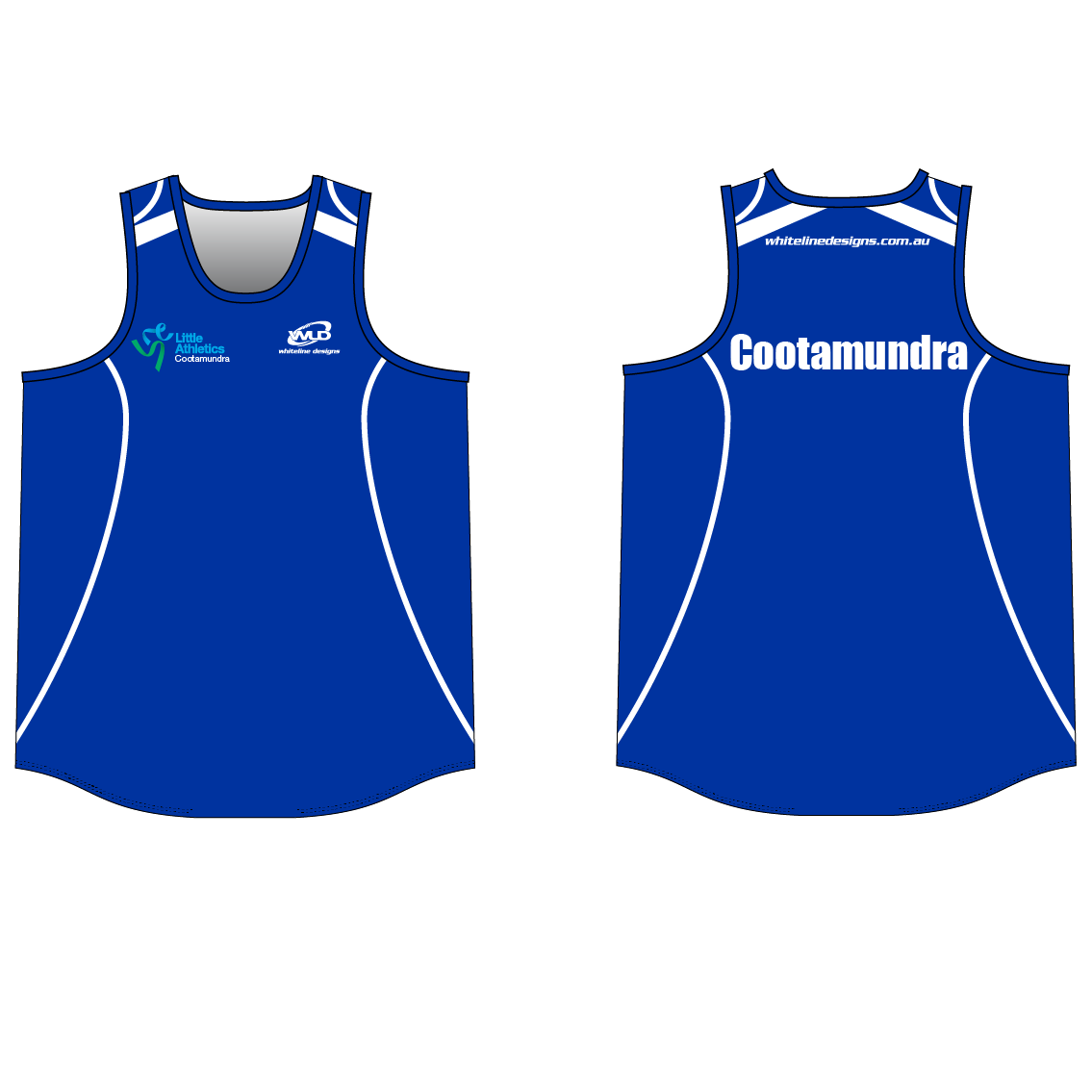 Cootamundra Little Athletics Casual Singlets