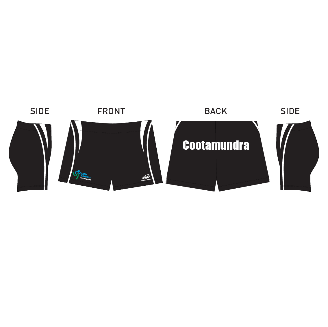 Cootamundra Little Athletics Bike Shorts