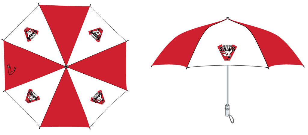 Griffith Swans Umbrella