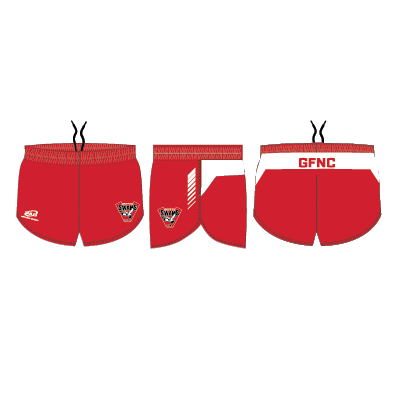 Griffith Swans Training Shorts - Red