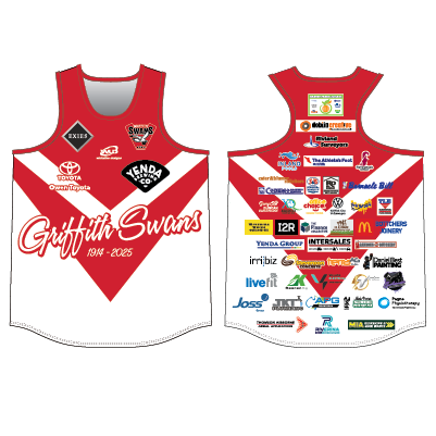 Griffith Swans Womens Singlets 2025
