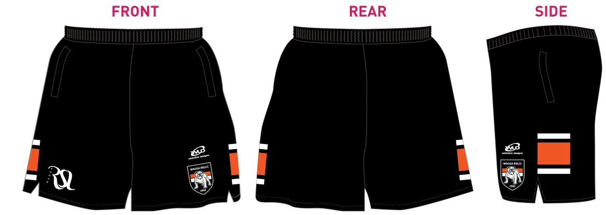 Wagga RSL Cricket Club Playing Casual Shorts