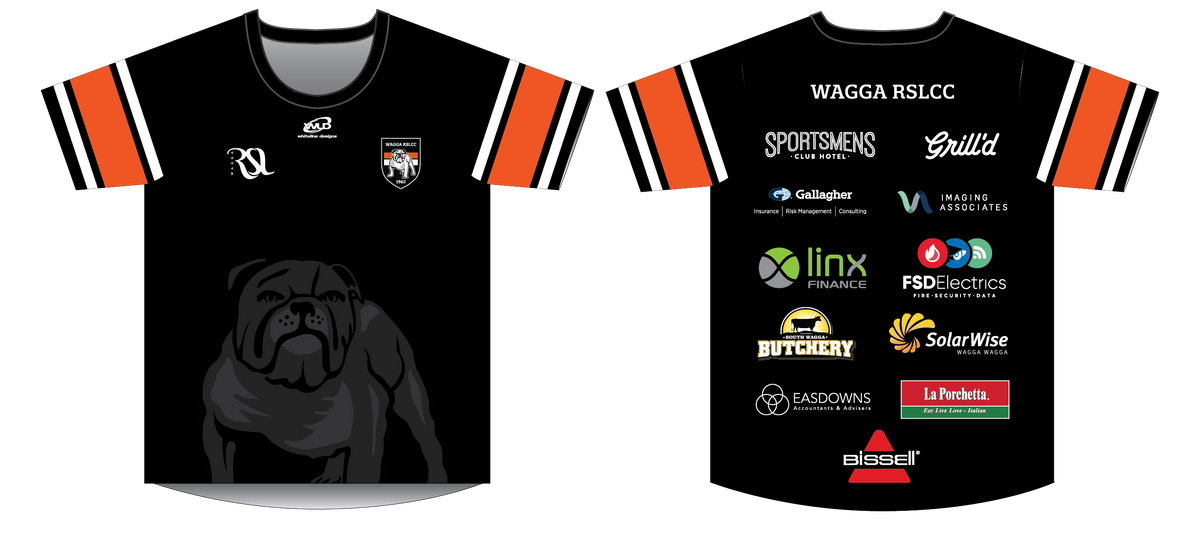 Wagga RSL Cricket Club Training Shirts