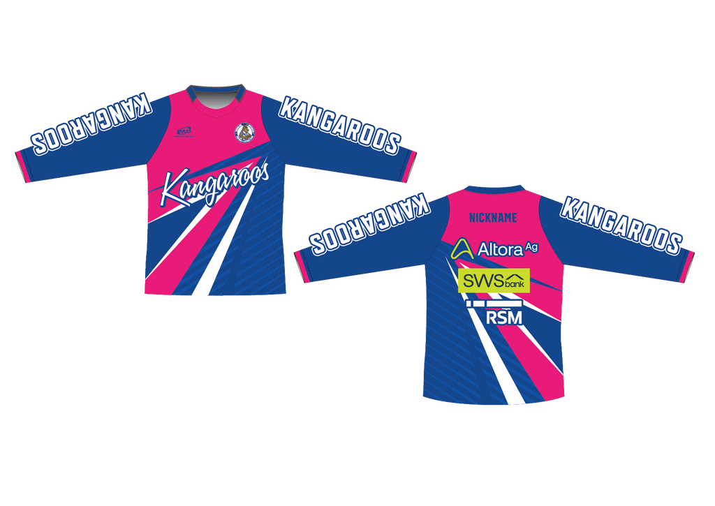 Temora AFNC JUNIORS - Warmup Shirt LS Pink