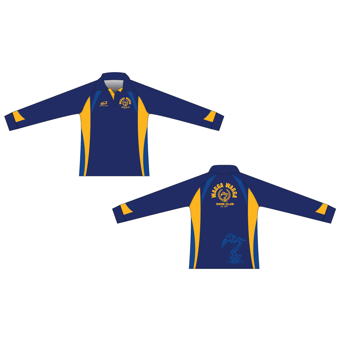 Wagga Swim Club Longsleeve Polo