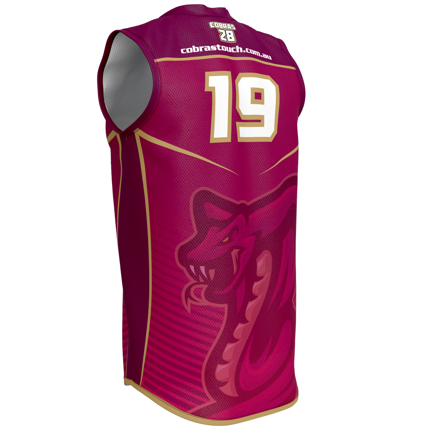 Cobras O/35's Playing Singlet - Adult
