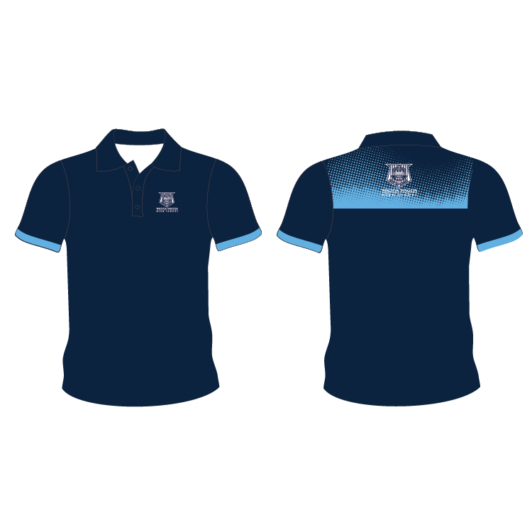WWHS Staff Mens Polo - Navy Design 2